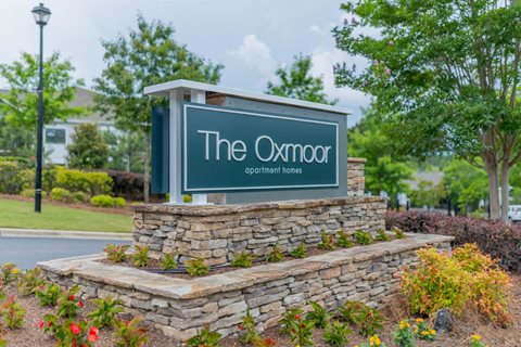 Signage at The Oxmoor Apartments in Birmingham, AL